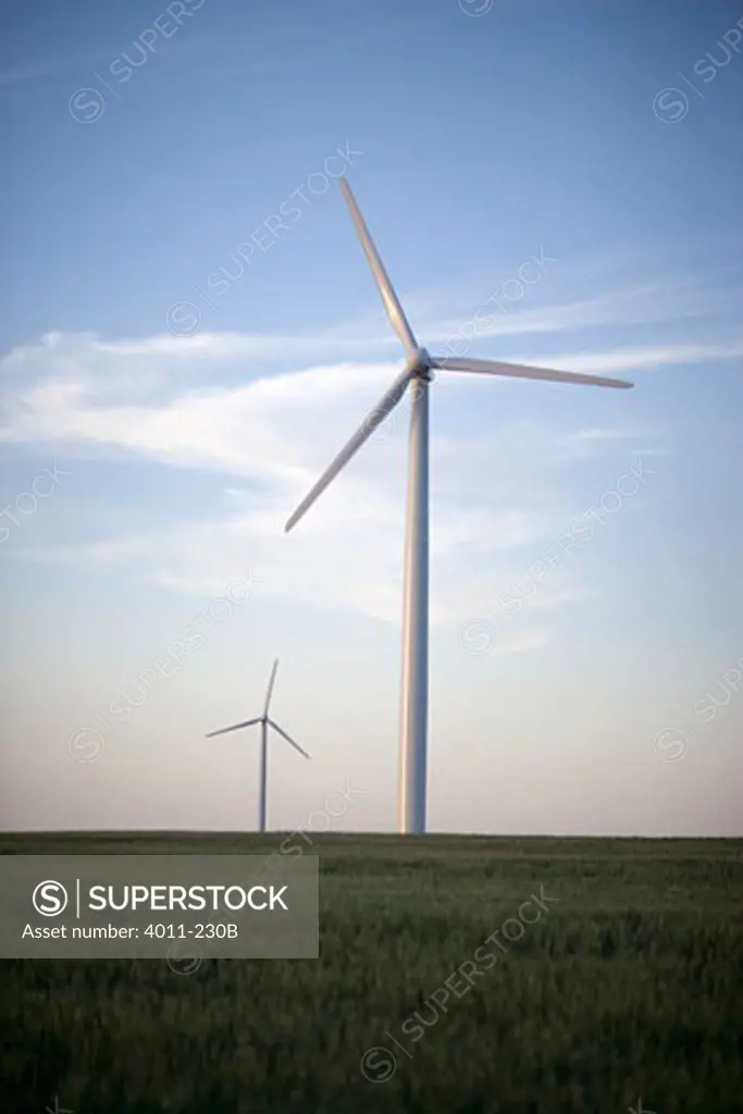 USA, Texas, Roscoe County, West Texas Wind Turbines