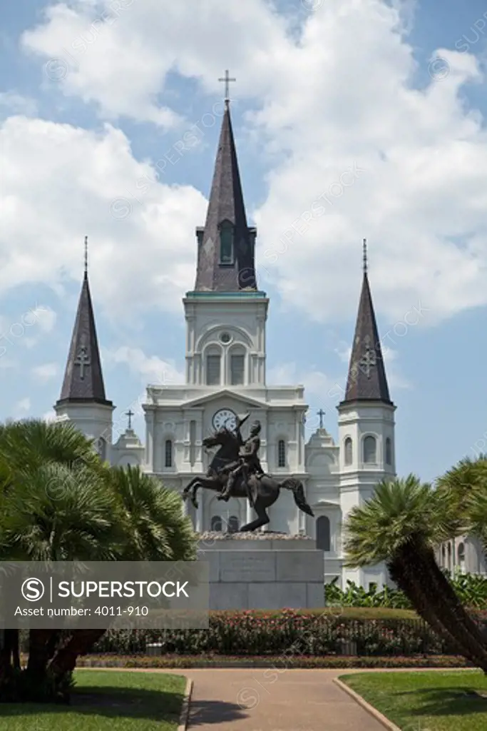 USA, Louisiana, New Orleans, St. Louis Cathedral