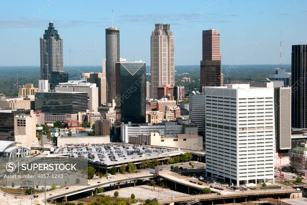 Downtown Atlanta Aerial