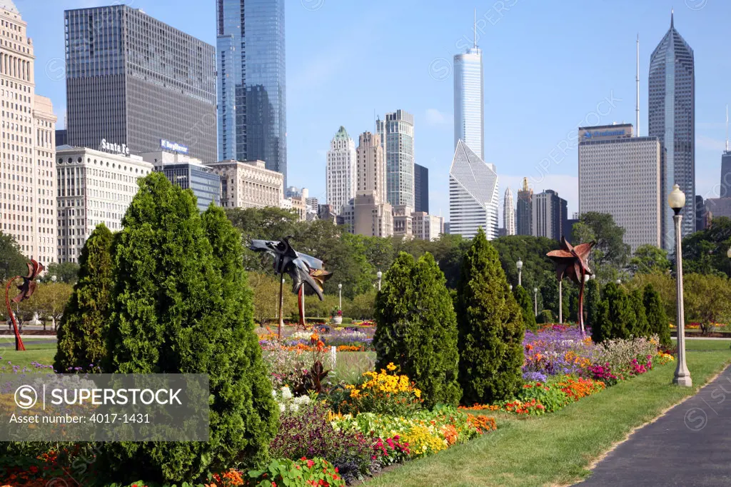 Grant Park in Spring, Chicago