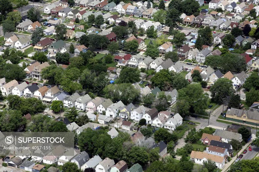 USA,   Michigan,   Detroit,   House in suburbs