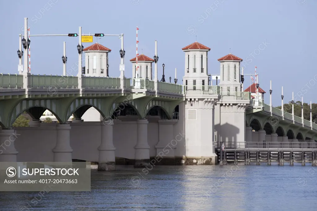 The Bridge of Lions Bascule section, St Augustine, Florida