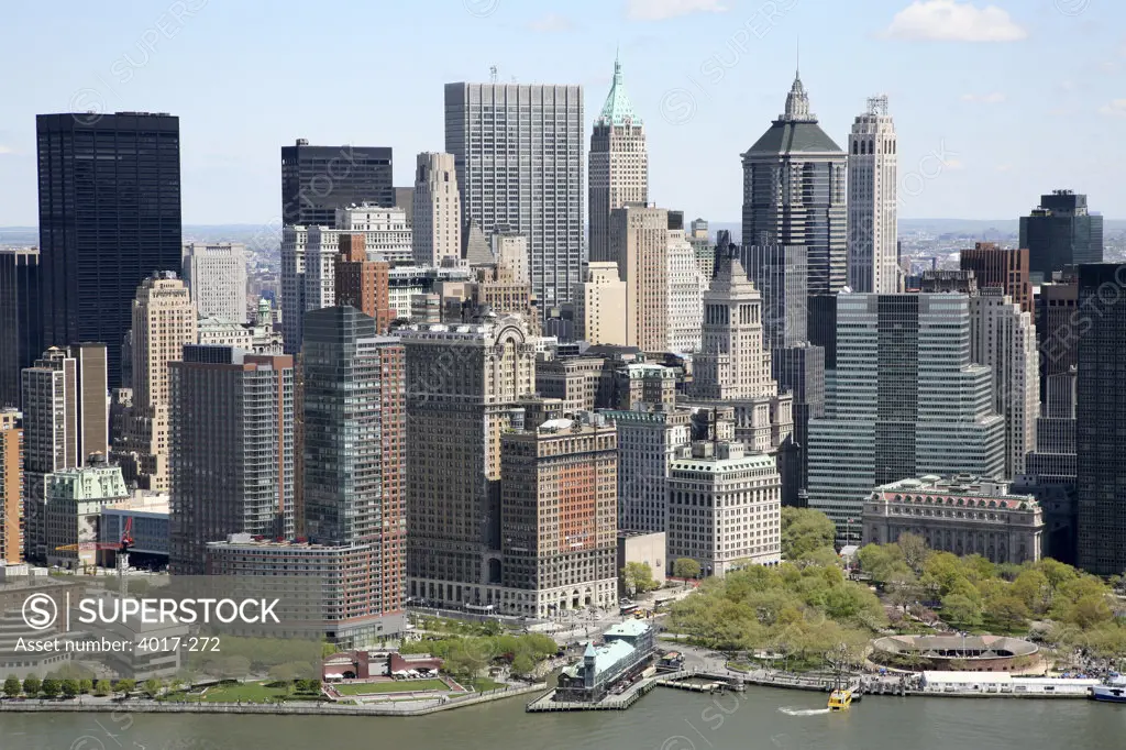 USA,   New York State,   New York City,   Manhattan,   waterfront skyline