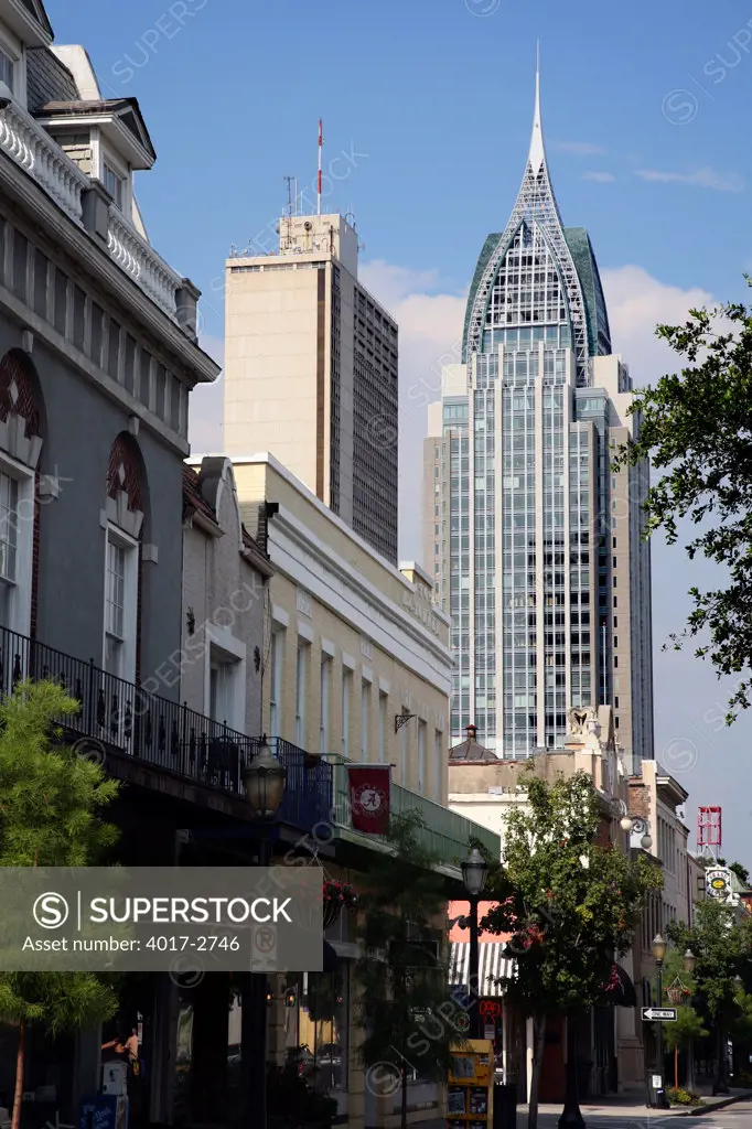 Skyscrapers in a city, RSA Battle House Tower, Mobile, Alabama, USA