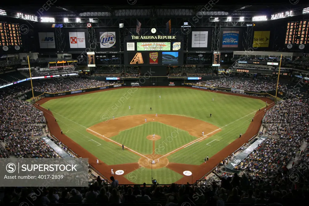Baseball stadium, Chase Field, Phoenix, Arizona, USA