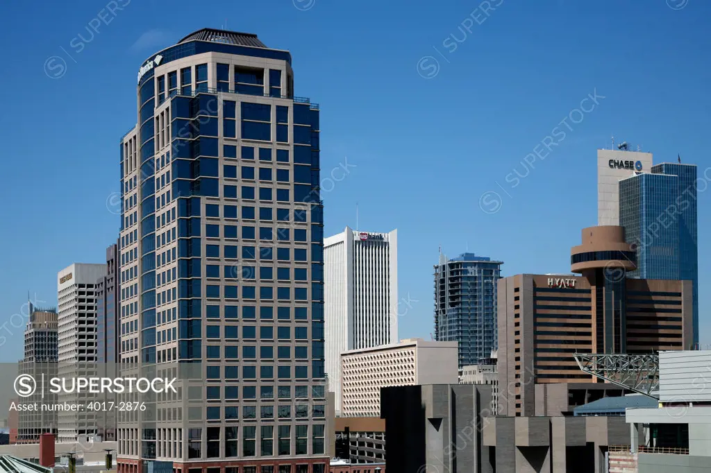 Skyscrapers in a city, Bank of America Tower, Phoenix, Arizona, USA