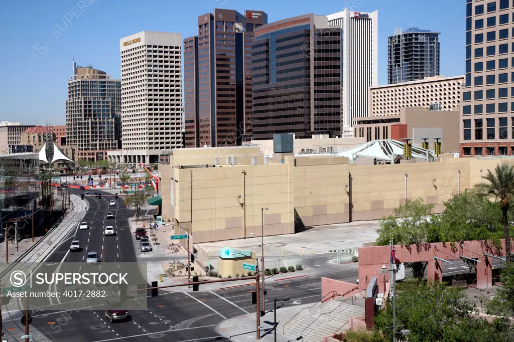 Skyscrapers in a city, Phoenix, Arizona, USA