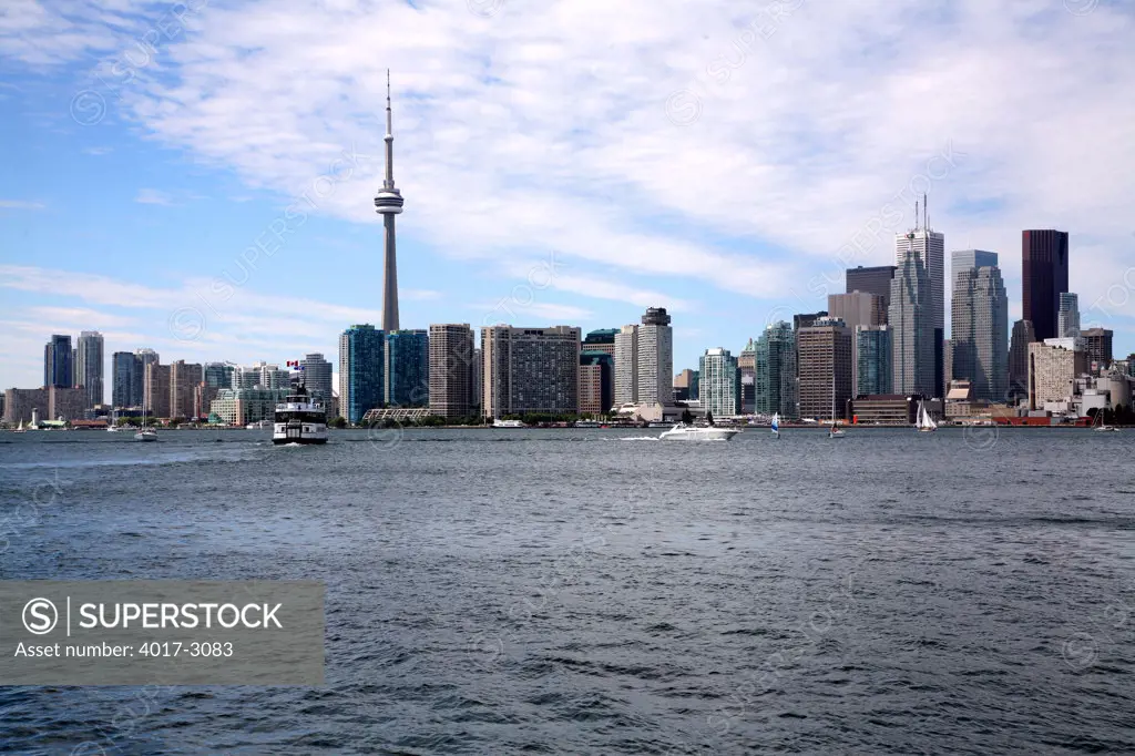 Buildings at the waterfront, Lake Ontario, Toronto, Ontario, Canada