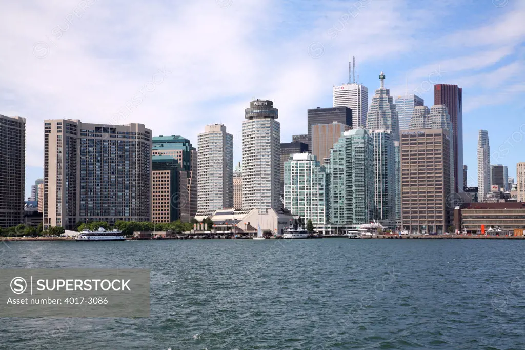 Buildings at the waterfront, Lake Ontario, Toronto, Ontario, Canada