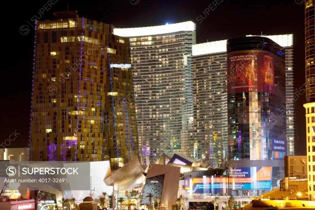 CityCenter Development on the Las Vegas Strip, Las Vegas, Clark County, Nevada, USA