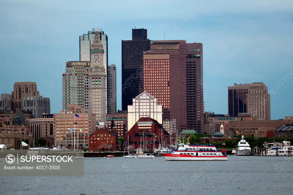 Downtown Boston, Massachusetts from the Charles River