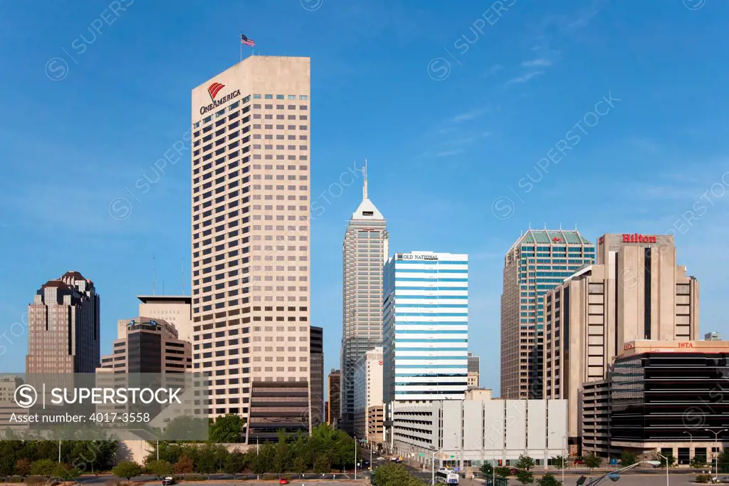 Indianapolis, Indiana Downtown Skyline