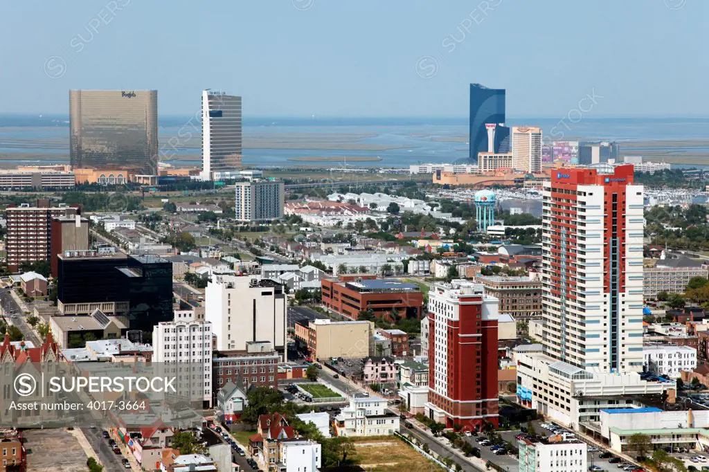 USA, New Jersey state, Atlantic City, Skyline