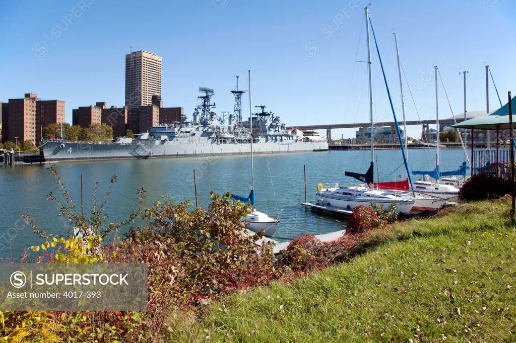 Buffalo Canal Harbor and USS Little Rock