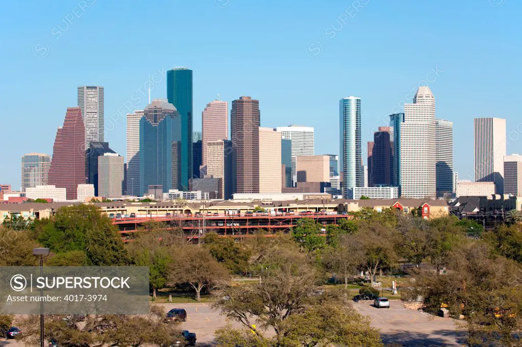 Houston Cityscape from Neartown