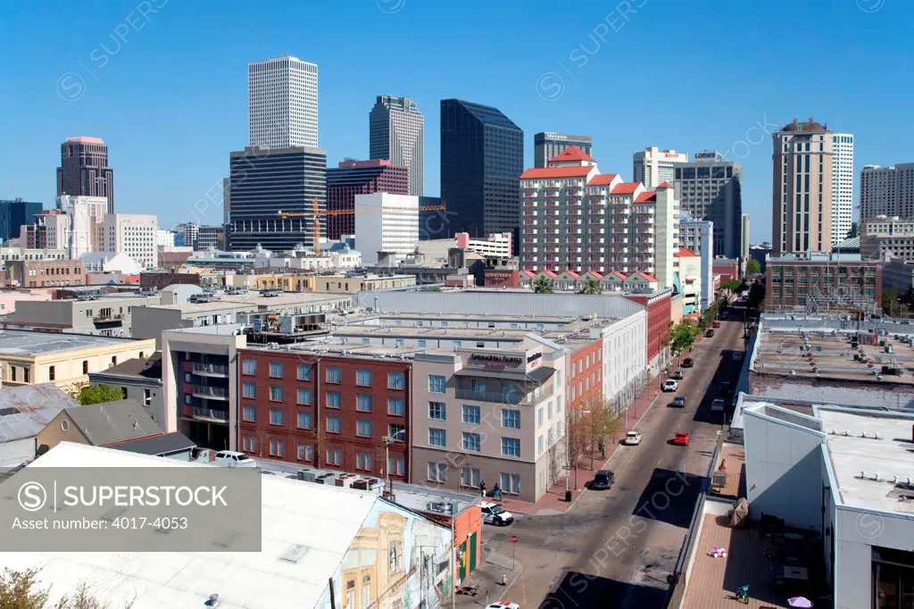 Downtown Skyline of New Orleans, Louisiana