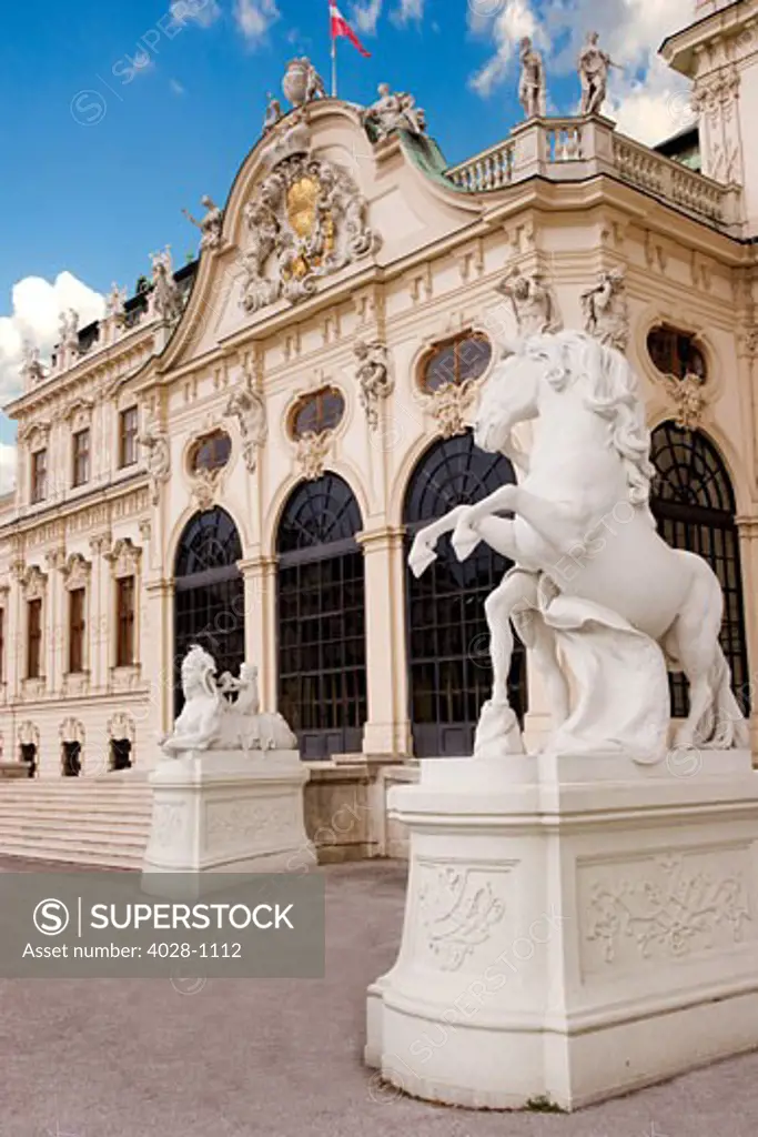 Austria, Vienna, Belvedere Palaces, Upper castle.