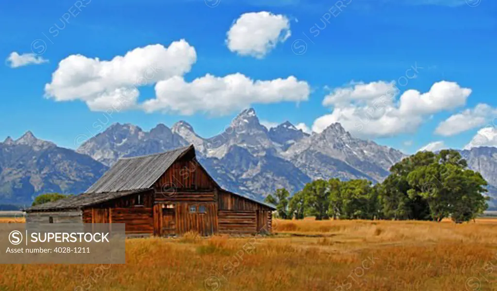 Grand Teton National Park, Wyoming, USA, Morman Row Barn