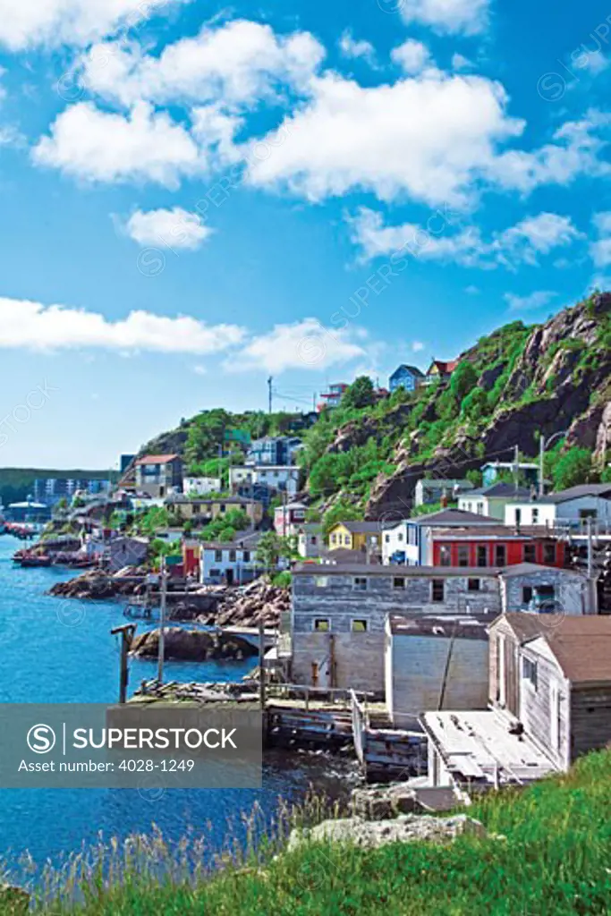 St. John´s, Newfoundland, Canada, the historic fishing village along the Narrows of St. John's.