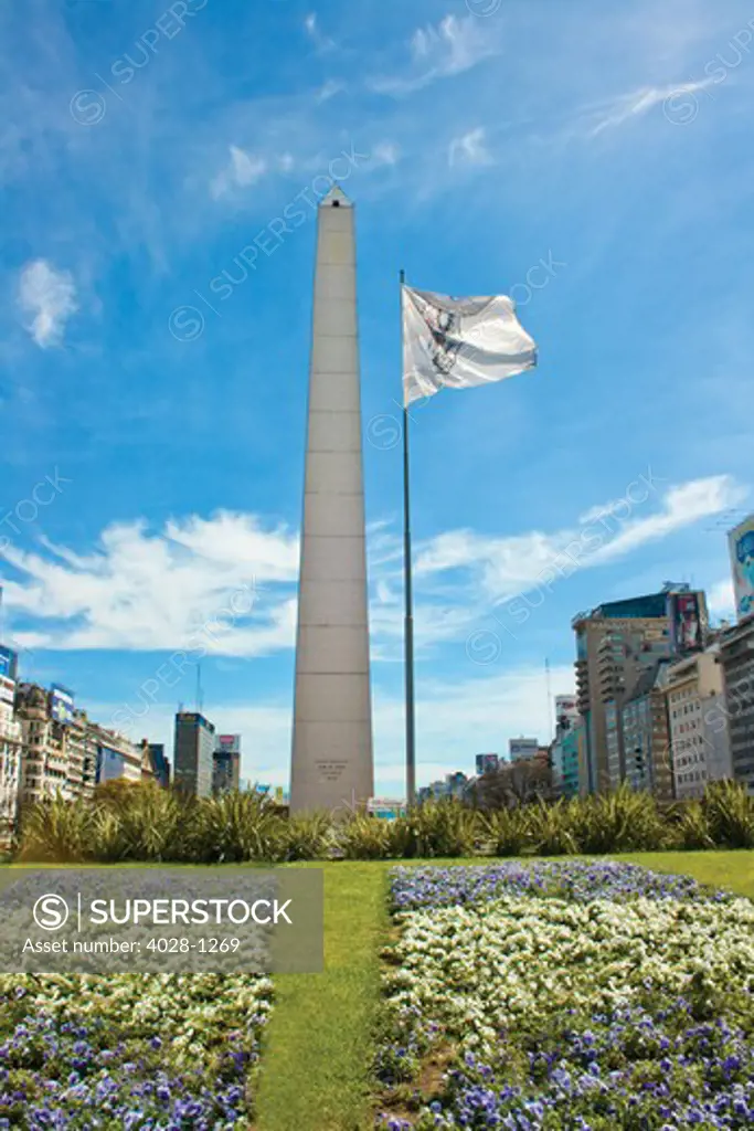 Buenos Aires, Argentina, Obelisk of Buenos Aires, Standing 220 ft/67 m high in the Plaza de la Republica (at the intersection of Avenida 9 de Julio and Avenida Corrientes)