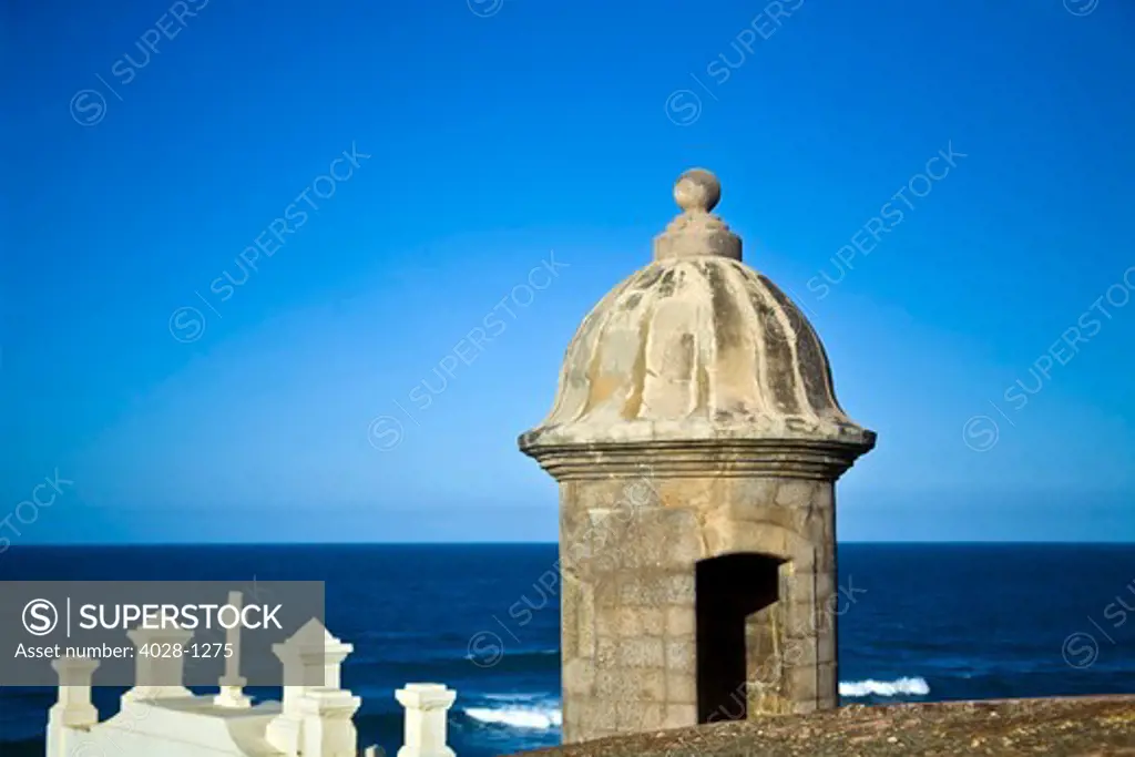 El Morro fortress and Church. Old San Juan. Puerto Rico.