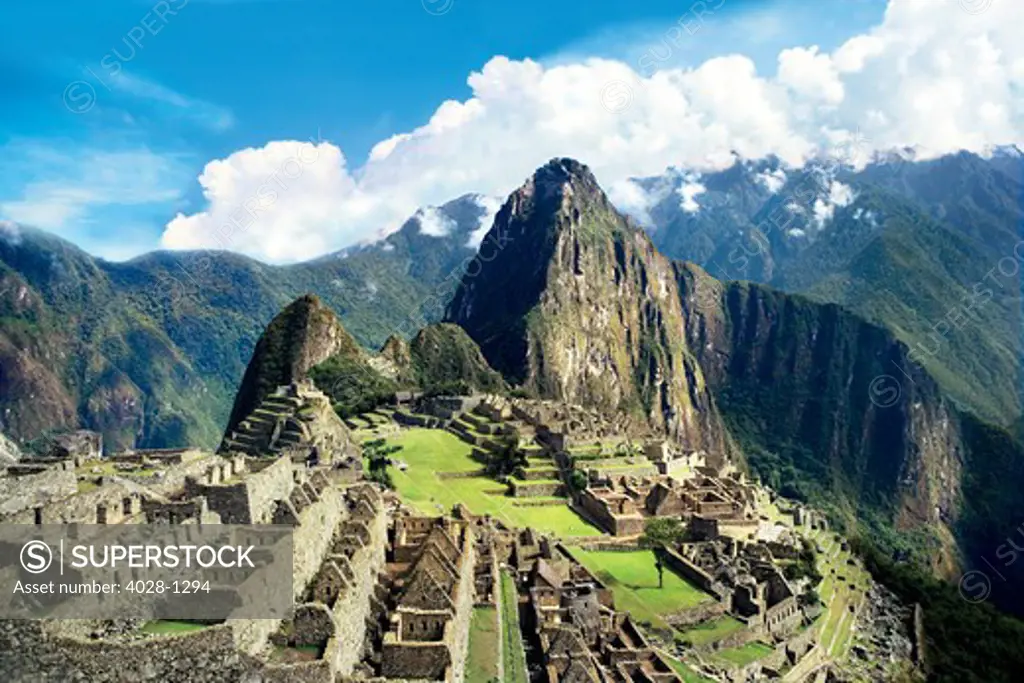 Peru, Machu Picchu, The lost city of the Inca.