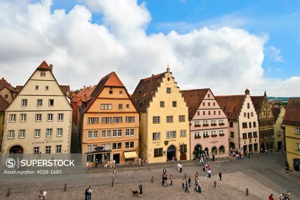 Rothenburg ob der Tauber, Bavaria, Germany, Market Square