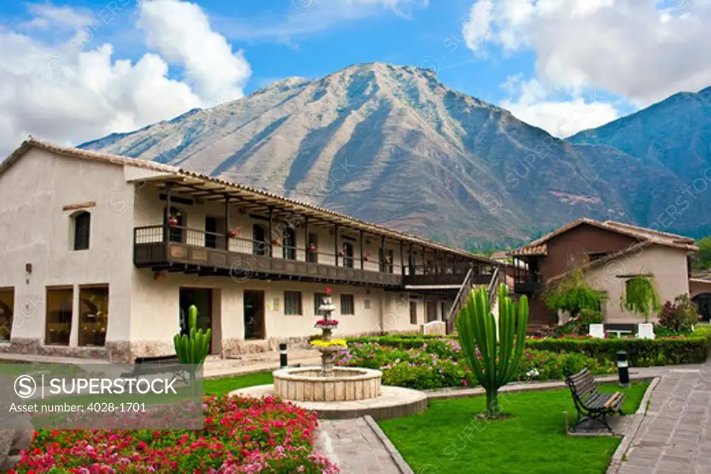 Sacred Valley, Peru, Exterior of the Sonesta Posada del Inca Sacred Valley