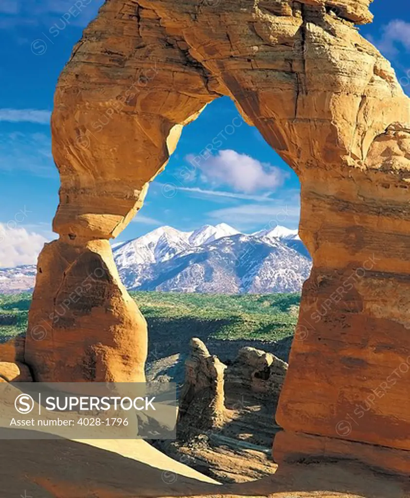 Close-up of a natural arch, Delicate Arch, Arches National Park, Utah, USA