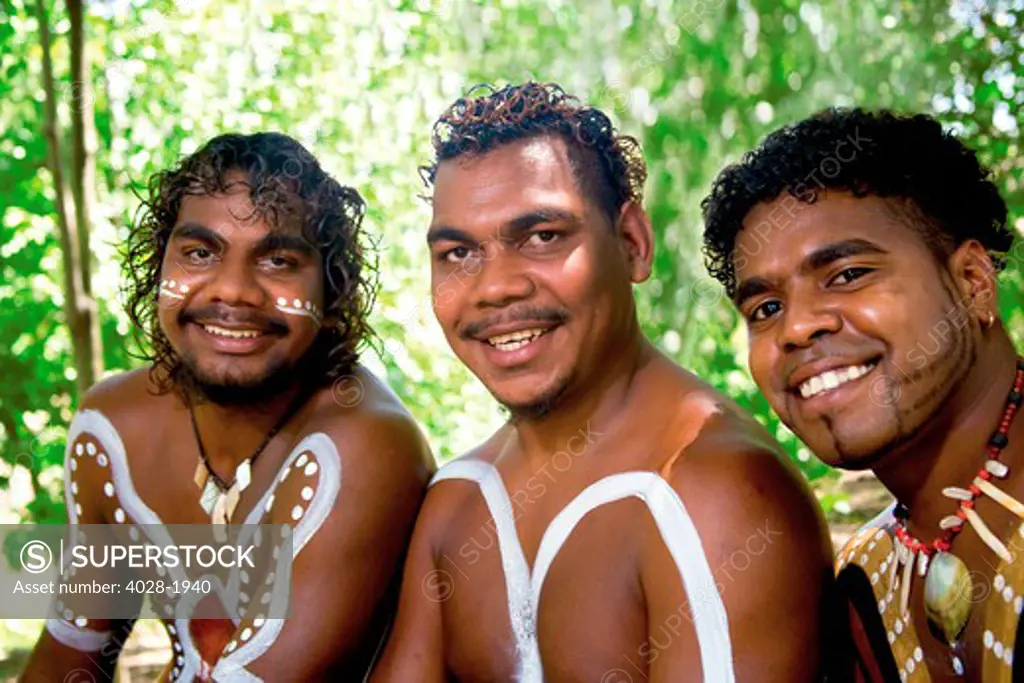 Close-up of an aborigine men in Queensland, Australia