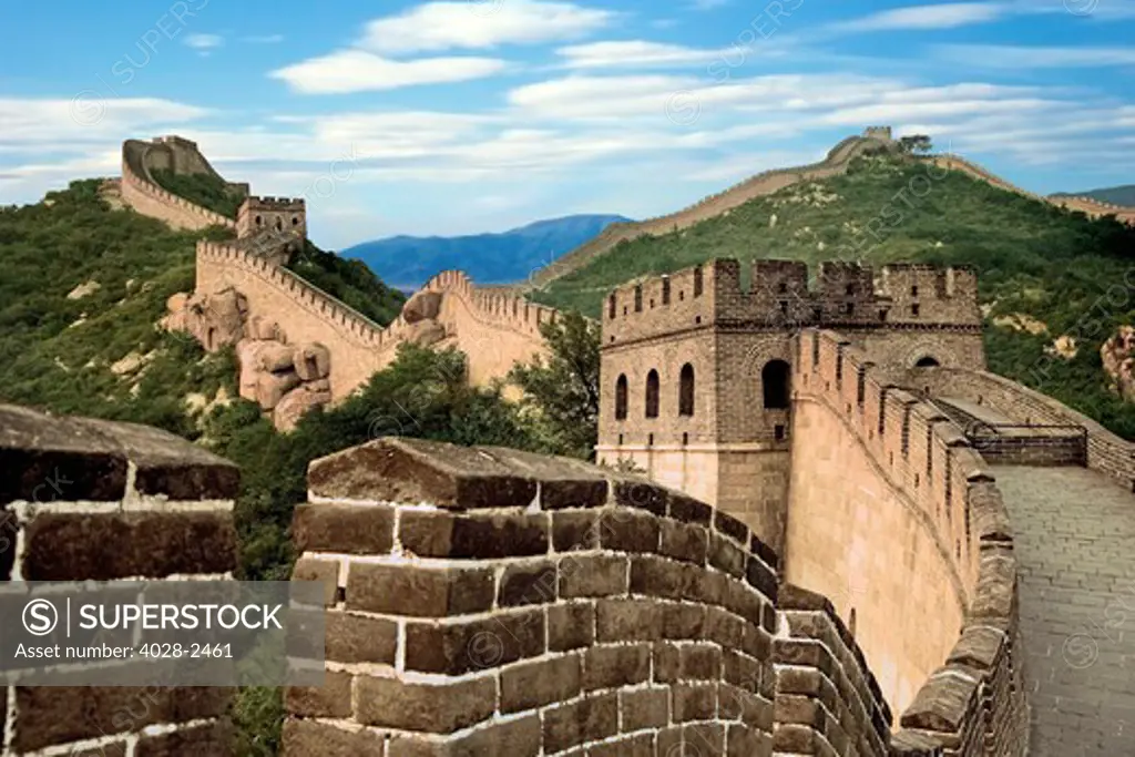 China, Huairou County, Mutianyu section of The Great Wall, Watchtower.
