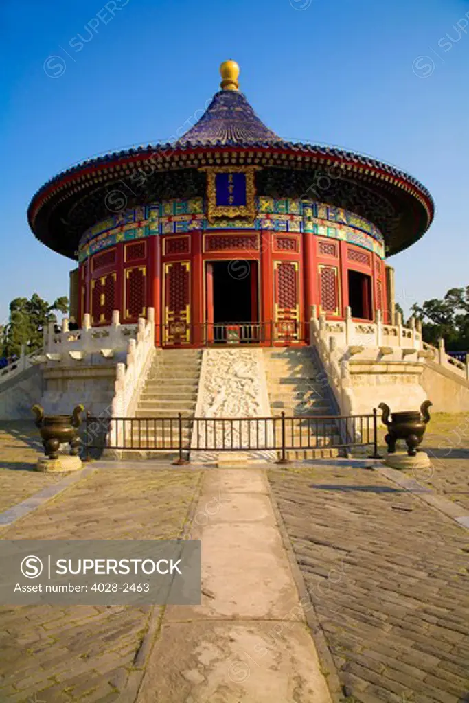 China, Beijing, Tian Tan Park, Temple of Heaven, The Imperial Vault of Heaven.