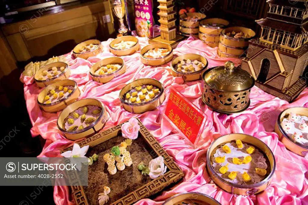 China, Xi'an, Dumplings come in every decorative shape imaginable, from Pigs, to chicks to turtles to the purely decorative.