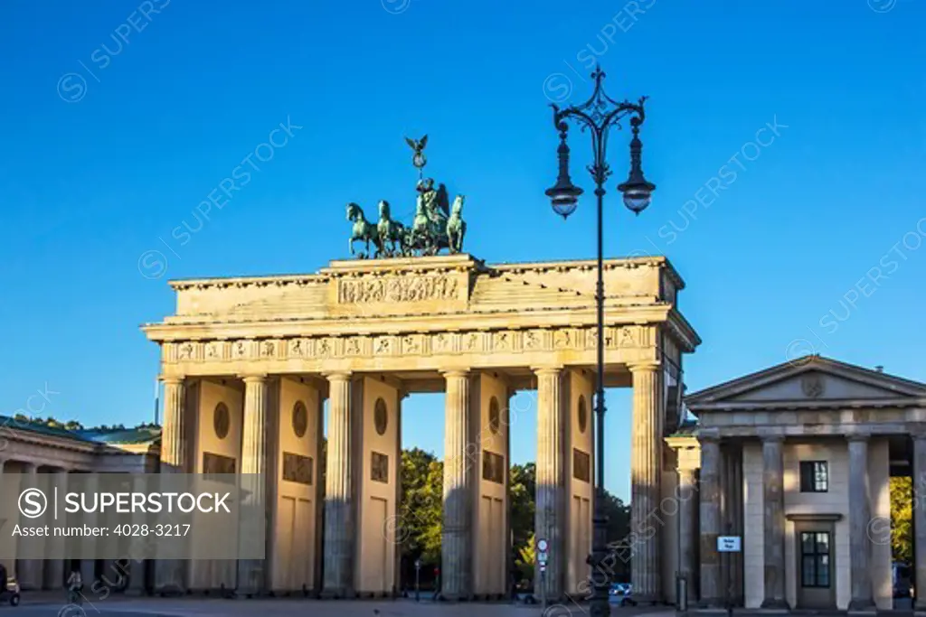 Berlin, Germany, the Brandenburg Gate (Brandenburger Tor).