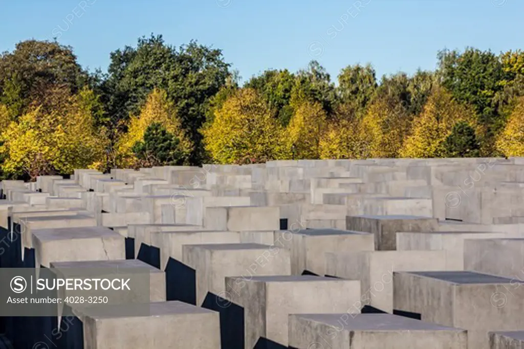 Berlin, Germany, Europe, Holocaust Memorial, Memorial to the Murdered Jews of Europe designed by Peter Eisenman near Tiergarten in Mitte