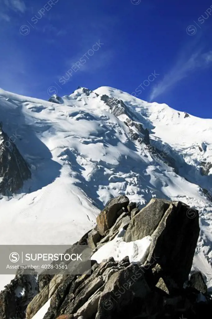 Aguille du Midi (alt:12610 ft), France, Haute-Savoie, Mont Blanc