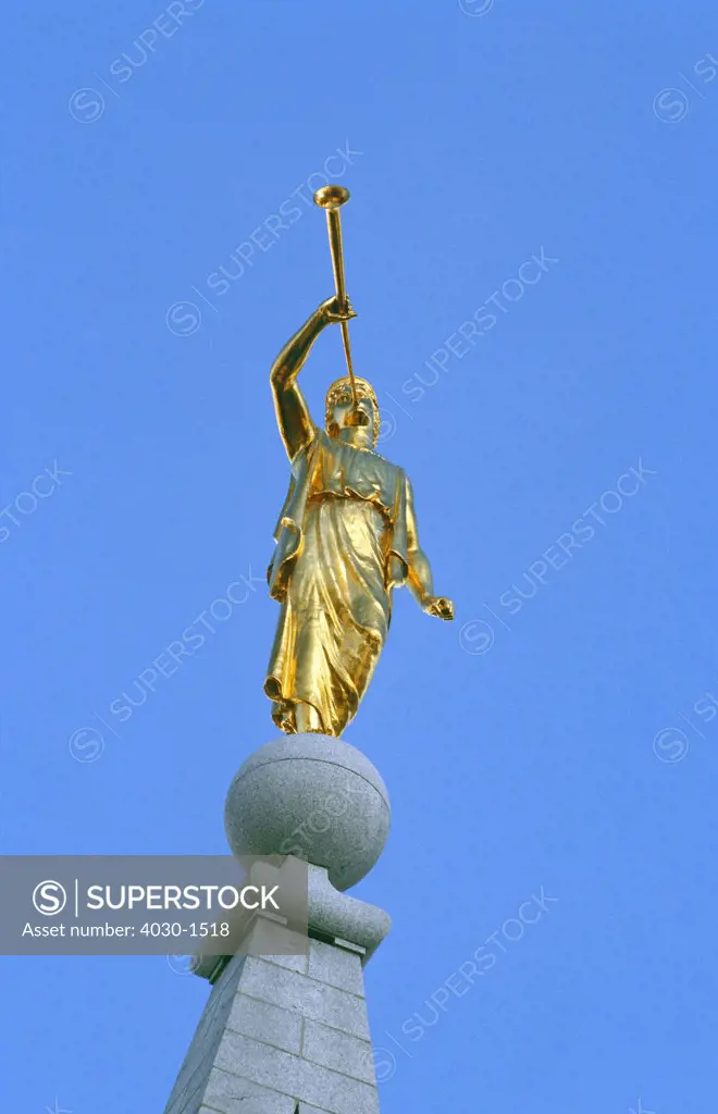 Statue of Angel Moroni at Birmingham Alabama Temple, Washington, D.C., North America