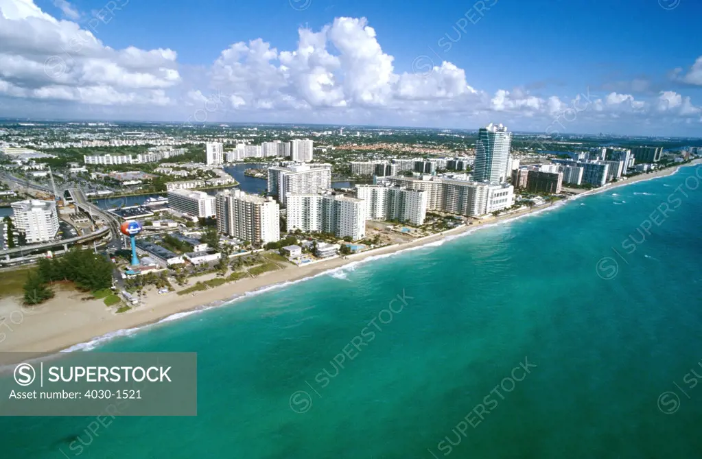 Miami Coastline, Florida, North America