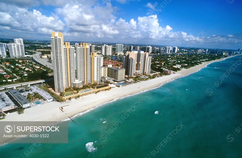 Miami Coastline, Florida, North America