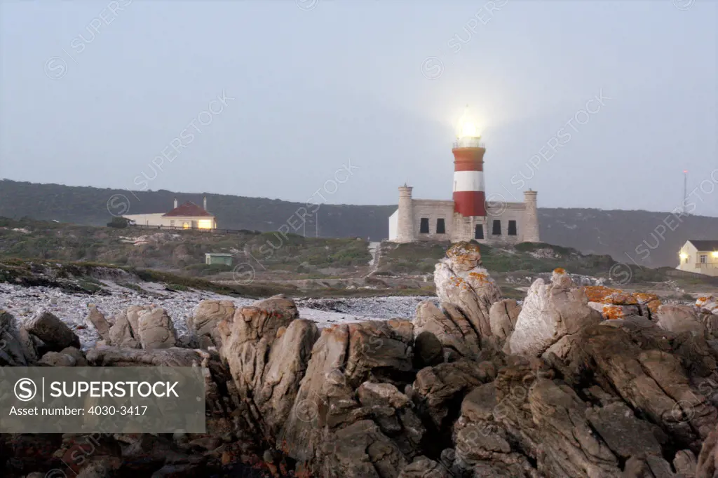 Cape Agulhas - the southernmost point of Africa. The dividing point between the Atlantic and Indian Ocean
