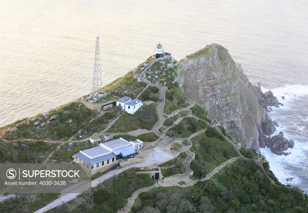 Aerial of Cape Point, situated in the Table Mountain National Park, Cape Town, South Africa