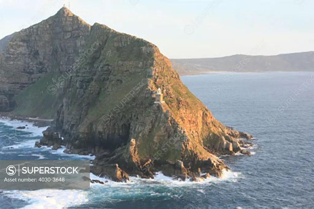 Aerial of Cape Point, situated in the Table Mountain National Park, Cape Town, South Africa