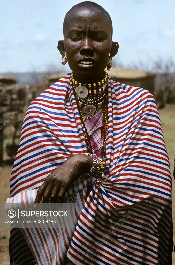 Masai woman, Kenya