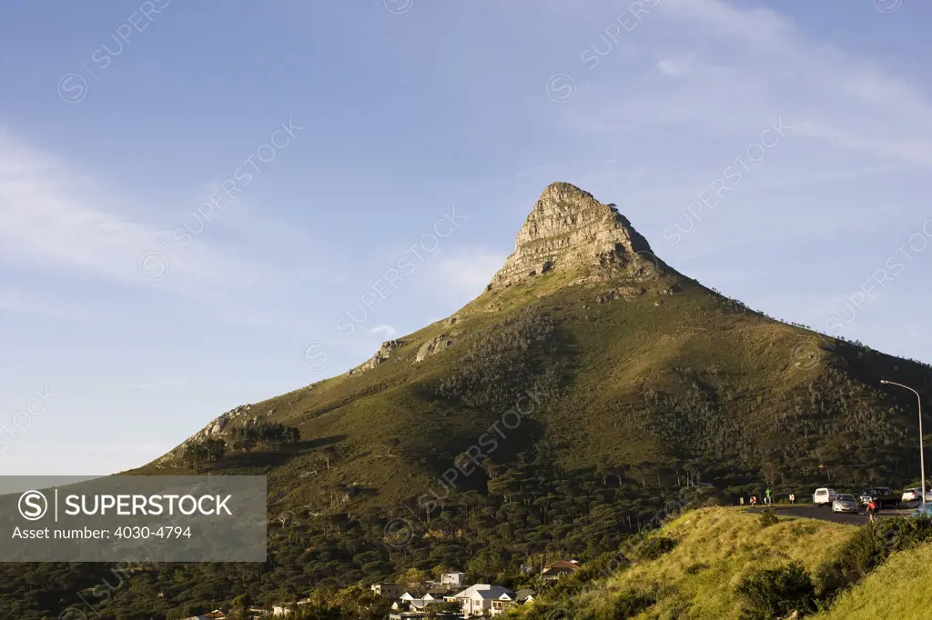 Lions Head from Camps Bay, Cape Town, Western Cape