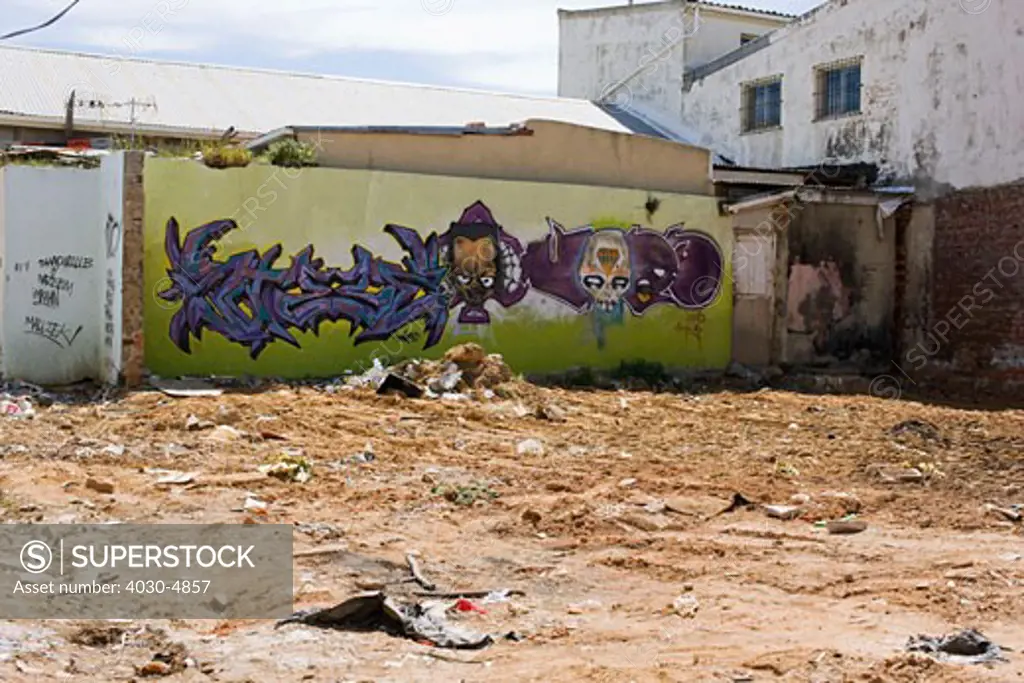 Graffiti wall, Woodstock, Cape Town