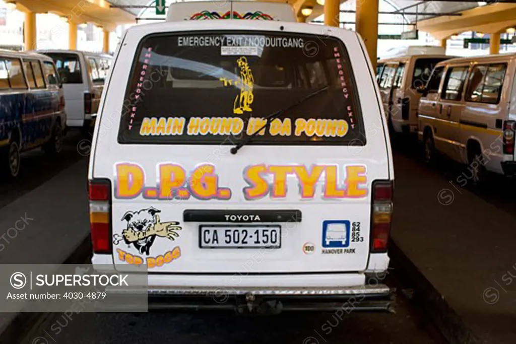 Taxi rank, Cape Town station, Cape Town, Western Cape