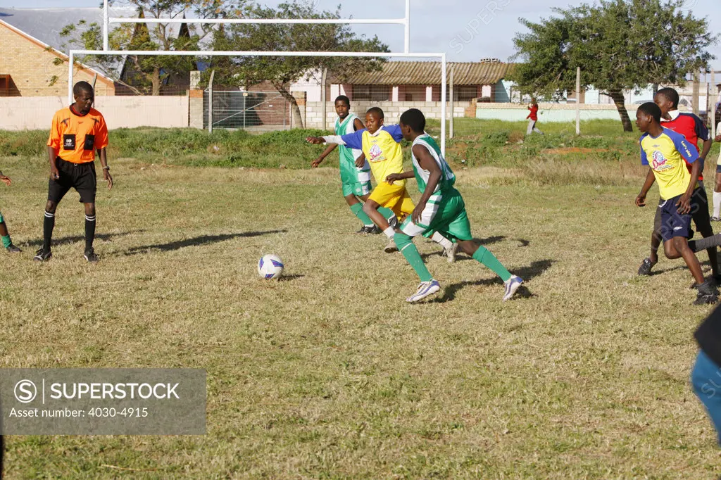 Township Soccer Game, Port Elizabeth, South Africa