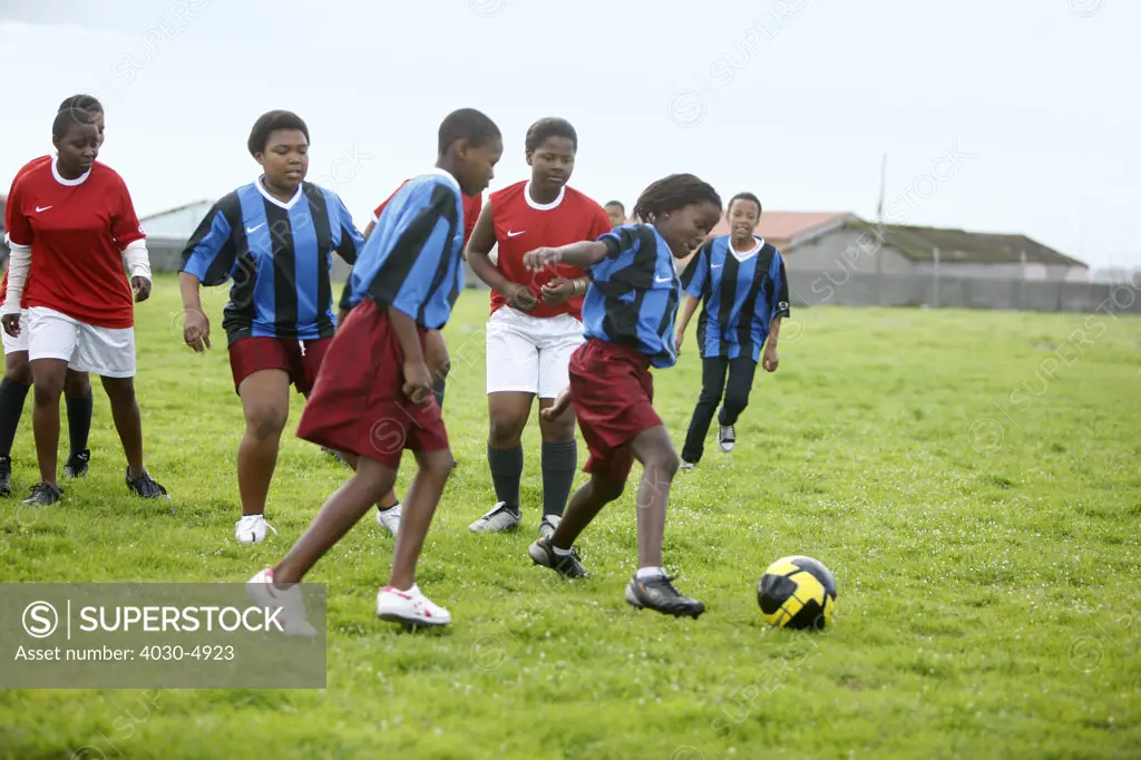 Township Soccer Game, Cape Town, South Africa