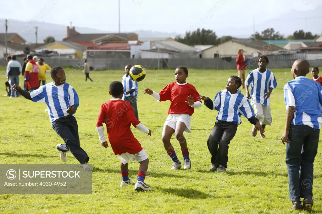 Township Soccer Game, Cape Town, South Africa