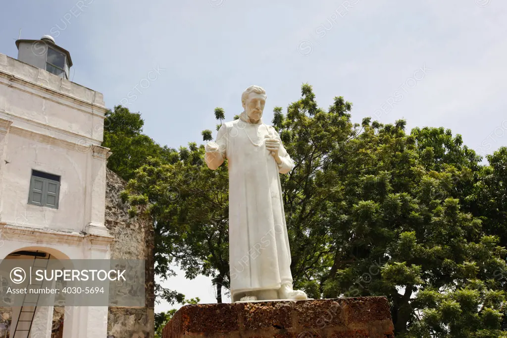 Statue of St Francis Xavier, Malacca, Malaysia